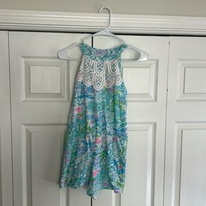 Lily Pulitzer Romper Girls Size XL 12/14